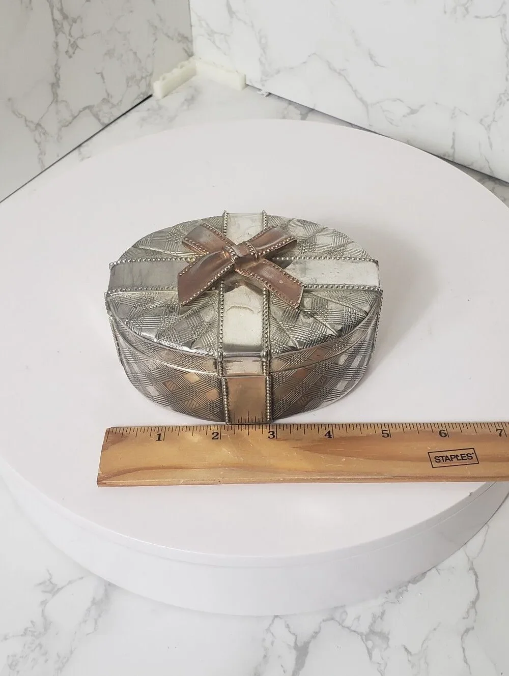 GODINGER SILVER ART CO. Silver-Plated Trinket Box